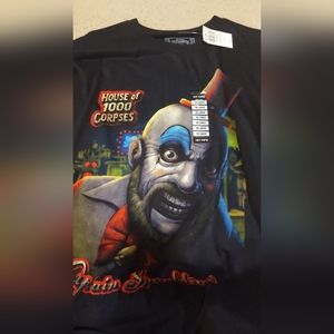 Hot Topic men women unisex t shirt black House of 1000 Corpses 2 2X